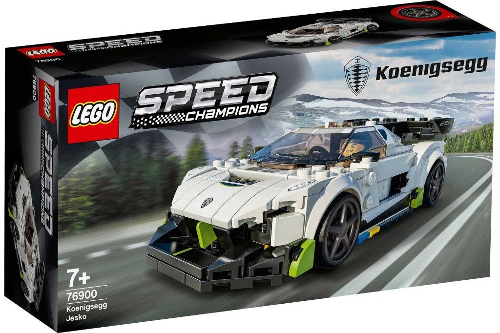 LEGO 76900 – Koenigsegg, Lego, Zo goed als nieuw, Complete set, Compleet