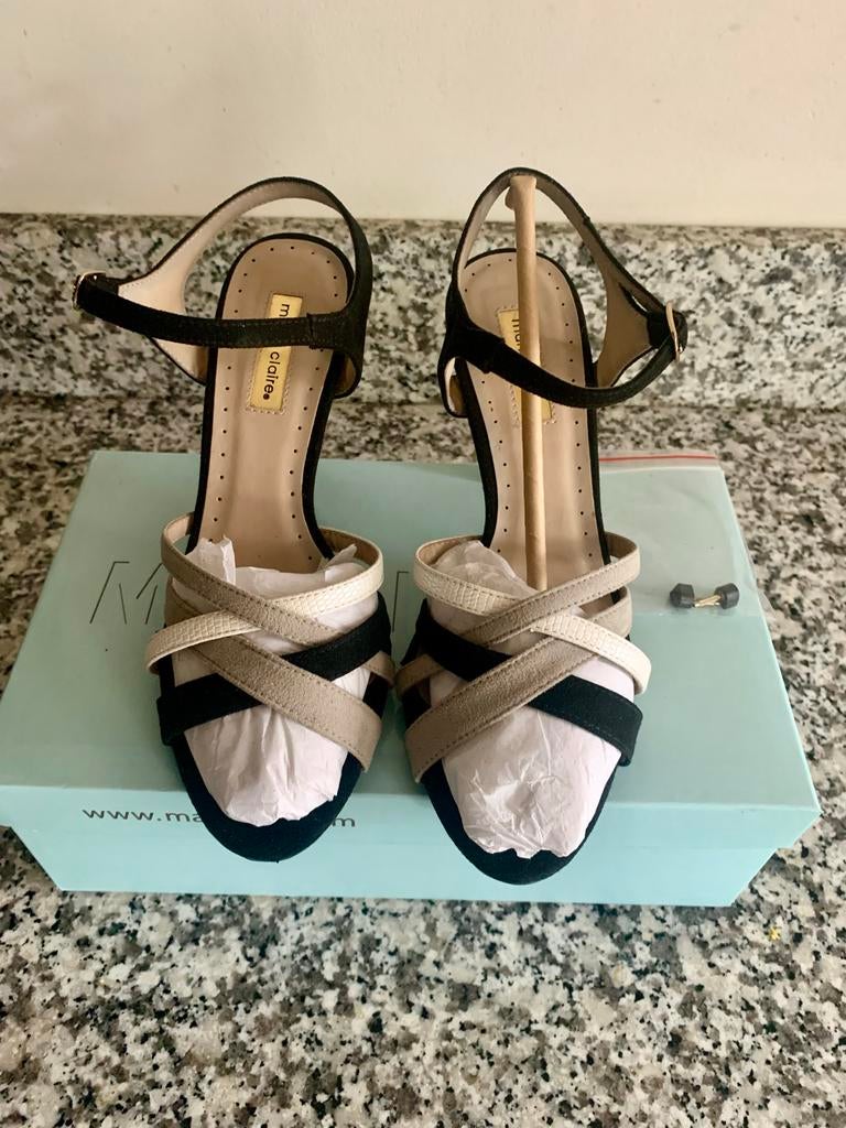 Nieuwe Marie Claire sandalettes pumps mt 37, Pumps, Zwart, Nieuw, Ophalen of Verzenden