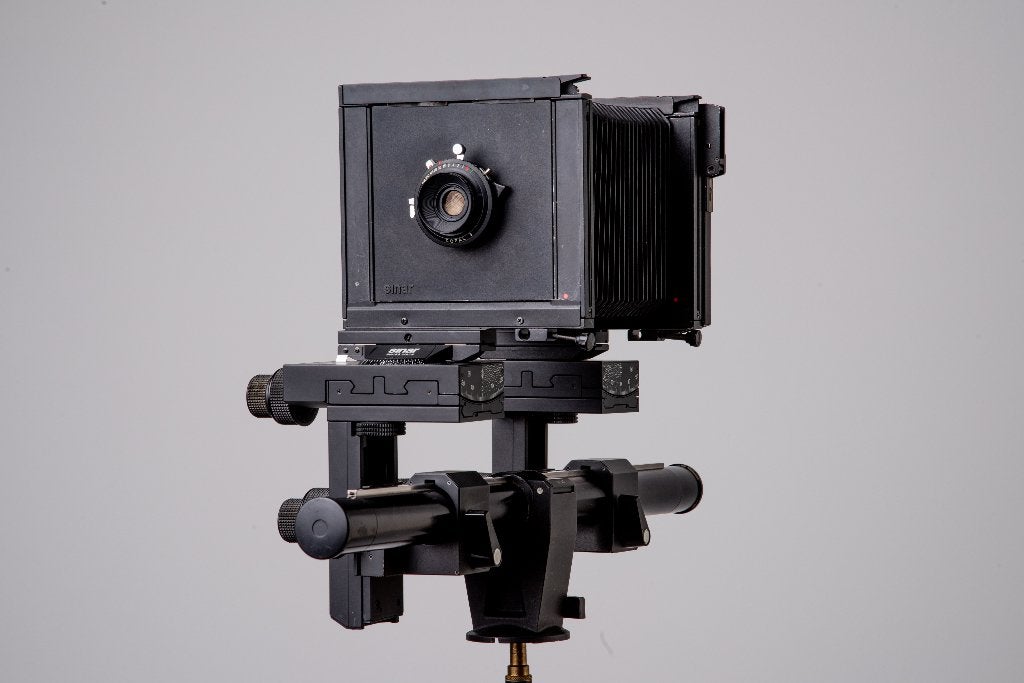 Sinar P2 voor 4x5' de beste grootformaatcamera + uitleg, Audio, Tv en Foto, Ophalen of Verzenden, Zo goed als nieuw, Spiegelreflex
