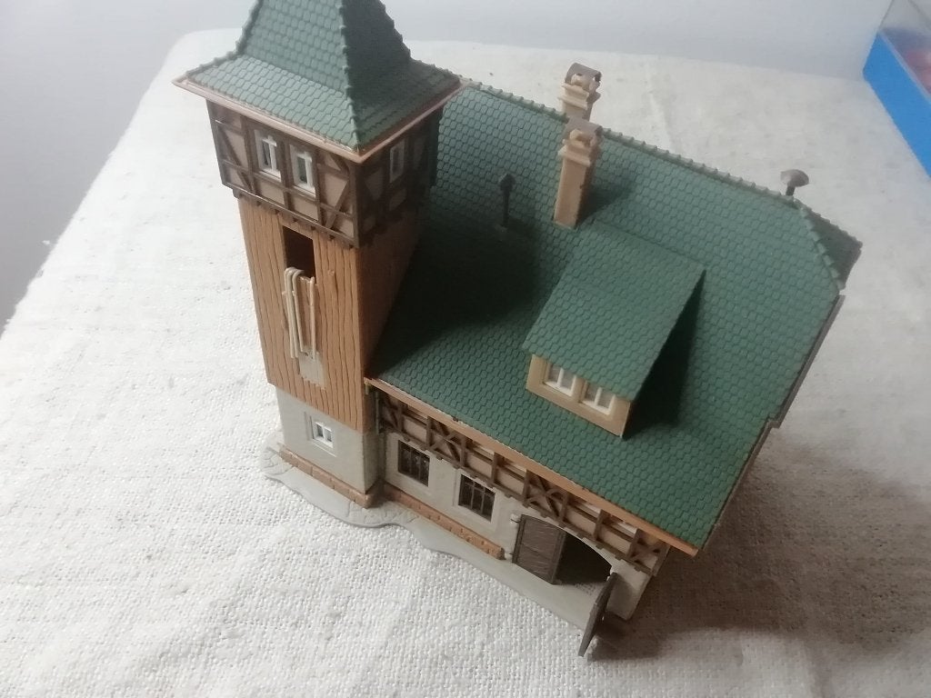 Vollmer Spur N Spritzenhaus aufgebaut, Overige merken, Gebruikt, Gelijkstroom, Verzenden