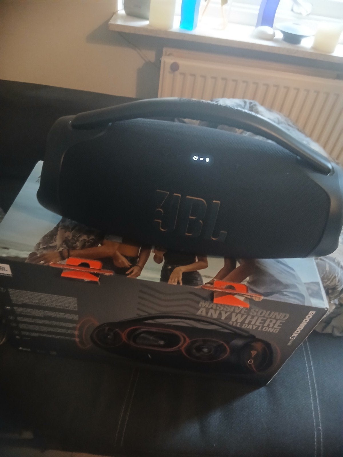 JBL Boombox 3 Draagbare Bluetooth Speaker - Zwart, Audio, Tv en Foto, Luidsprekers, JBL, Ophalen of Verzenden, Zo goed als nieuw