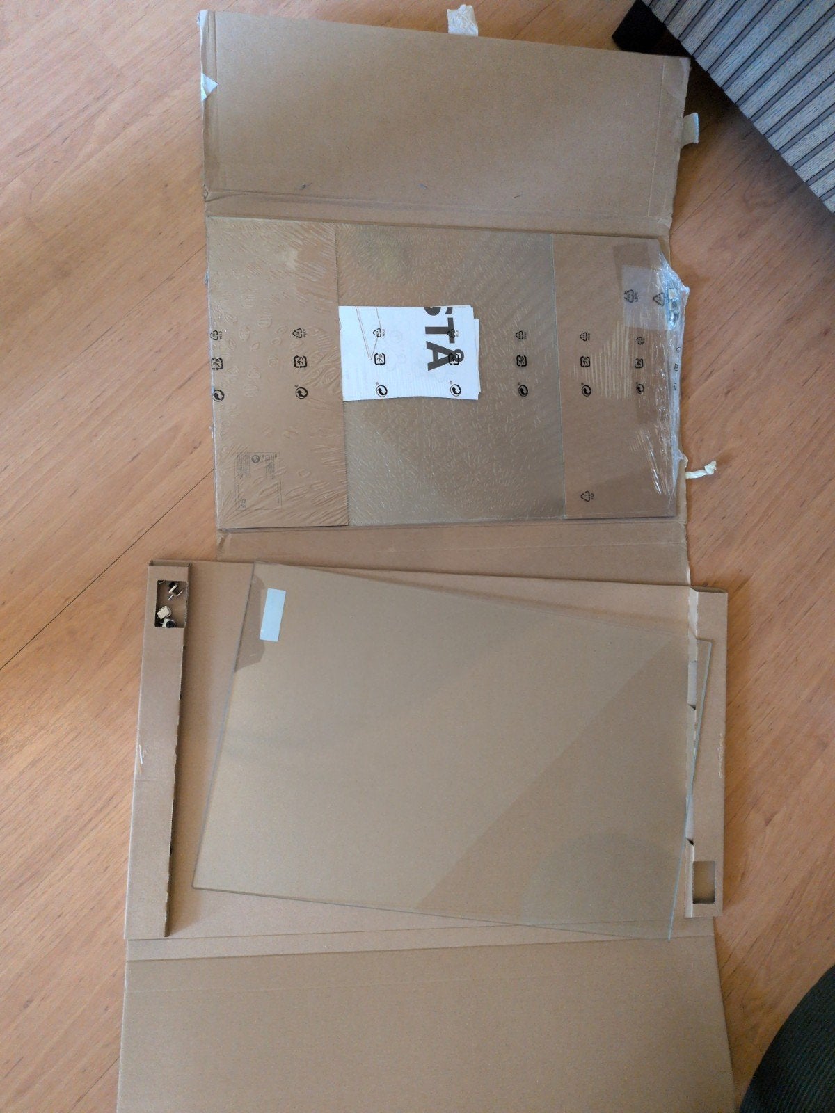 IKEA Besta glasplaten (planken), Ophalen, Overige typen, 50 tot 75 cm, Minder dan 40 cm