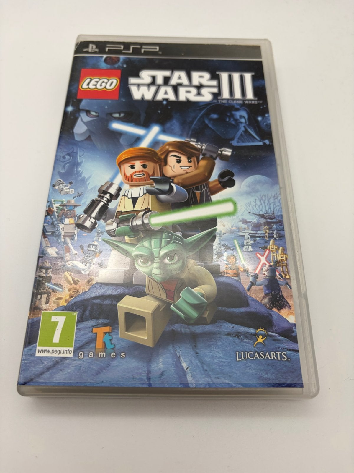Lego Star Wars III: The Clone Wars PSP (licht beschadigd), Avontuur en Actie, Gebruikt, 1 speler, Ophalen of Verzenden