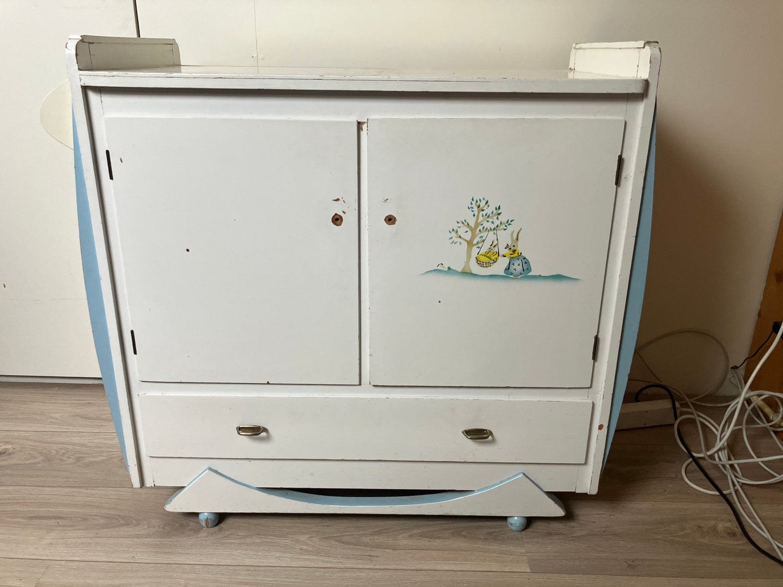 Vintage commode, Ophalen, 50 tot 70 cm, 90 tot 105 cm, 100 cm of meer