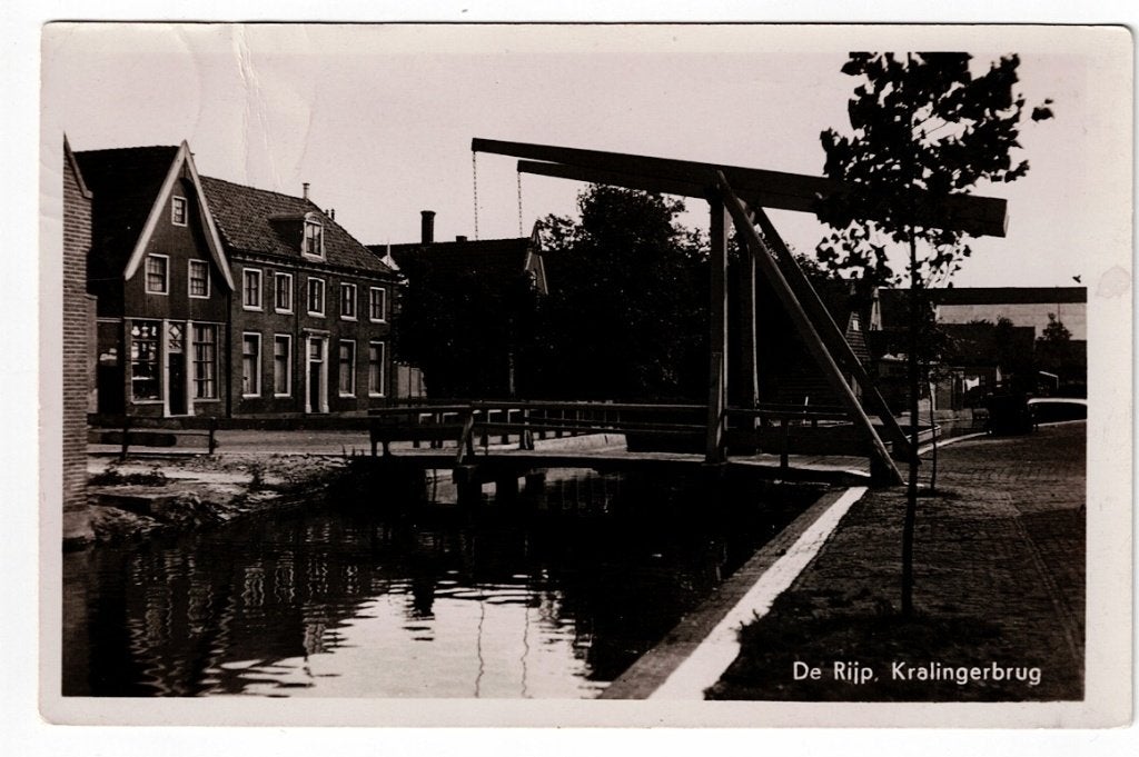 De Rijp (Nh). De Kralingerbrug., Ophalen of Verzenden, Gelopen, Noord-Holland