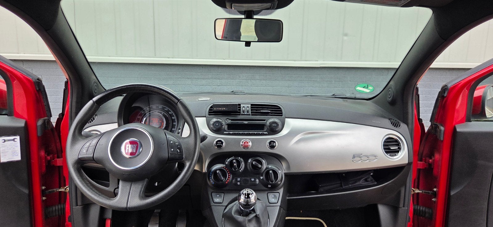 Fiat 500 0.9 Twinair 2011 Rood, Auto's, Voorwielaandrijving, 31 €/maand, 905 kg, 24 km/l