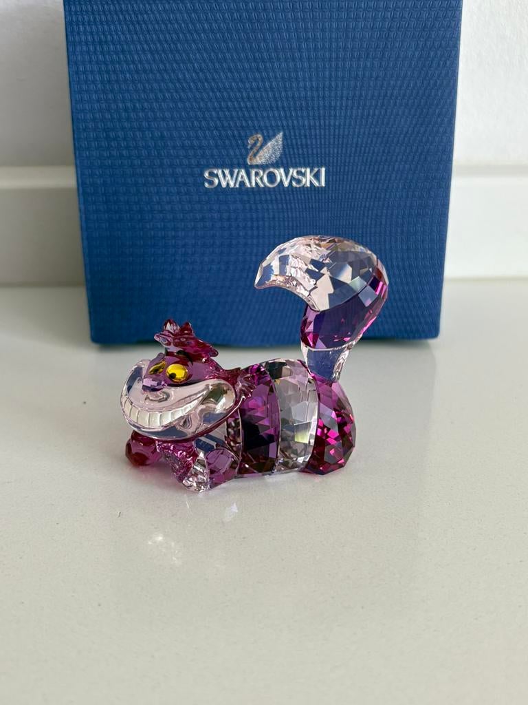 Swarovski disney kolderkat, Ophalen of Verzenden, Zo goed als nieuw, Figuurtje