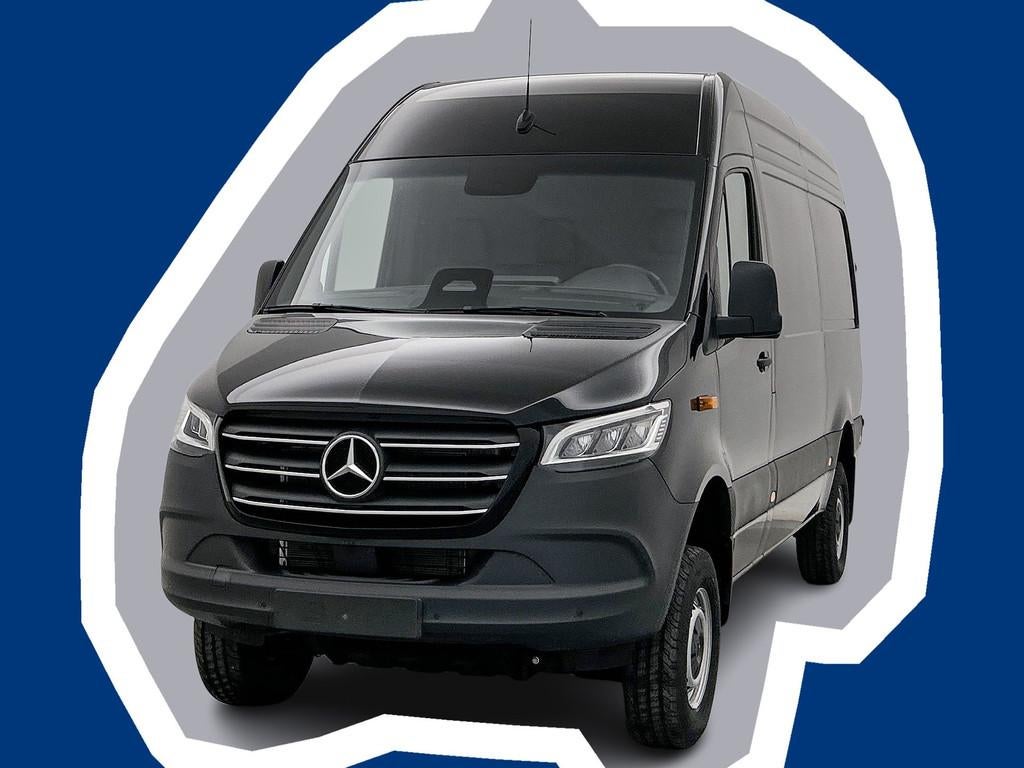 Mercedes-Benz Sprinter 319 1.9 CDI L2 Select 4x4 Elektrische, Auto's, Bestelauto's, Automaat, Lichtsensor, Gebruikt, Zwart