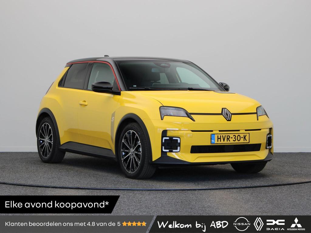 Renault 5 comfort range techno 52 kWh | Stoel-stuur verwarmi, Auto's, Renault, Stof, Gebruikt, 150 pk, Te koop