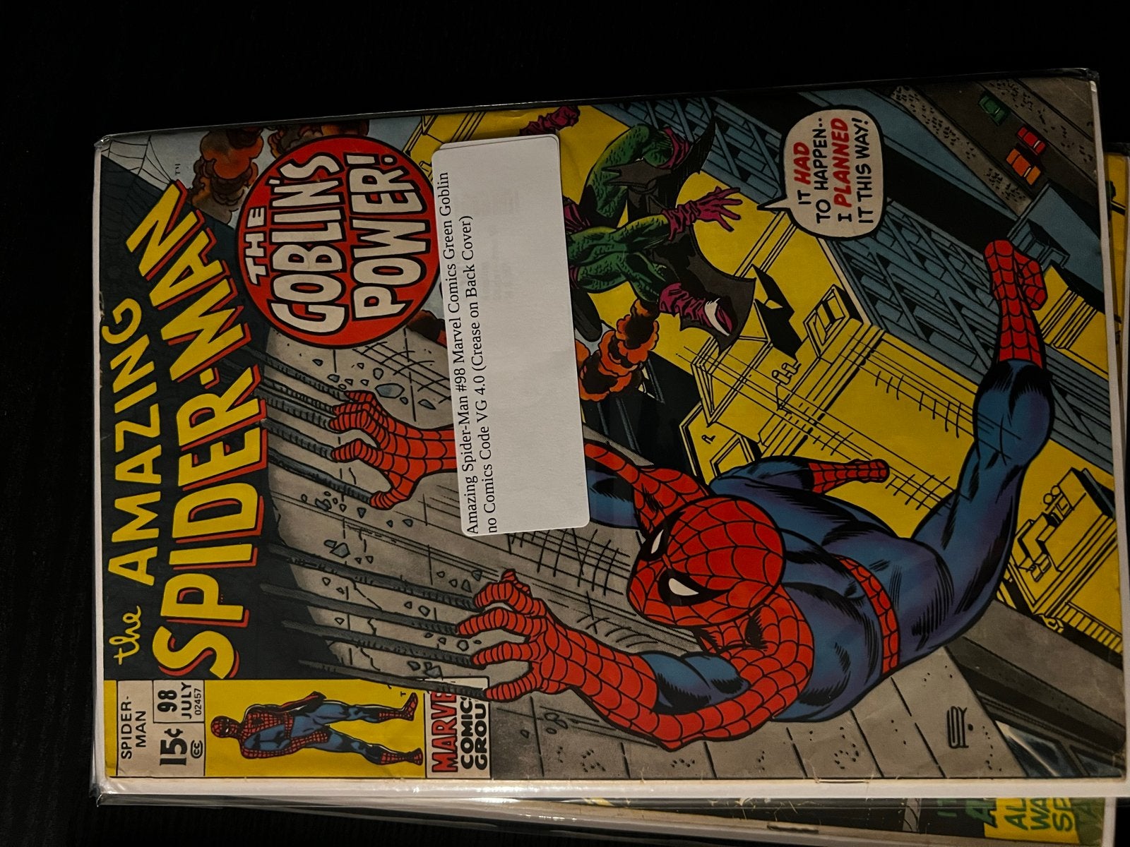 Amazing Spider-Man #98 - The Goblin's Power!, Eén stripboek, Ophalen of Verzenden, Gelezen
