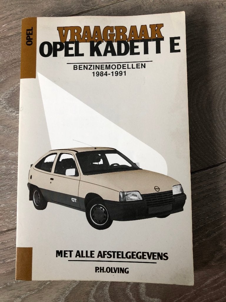 Vraagbaak Opel Kadett E Benzinemodellen 1984-1991, Ophalen of Verzenden