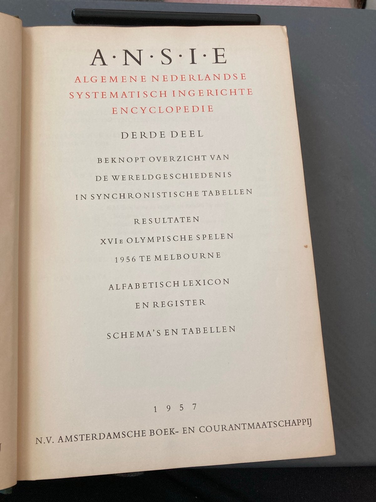 A.N.S.I.E. Algemene Nederlandse Systematisch Ingerichte Ency, Ophalen of Verzenden, Gelezen, Algemeen, Complete serie