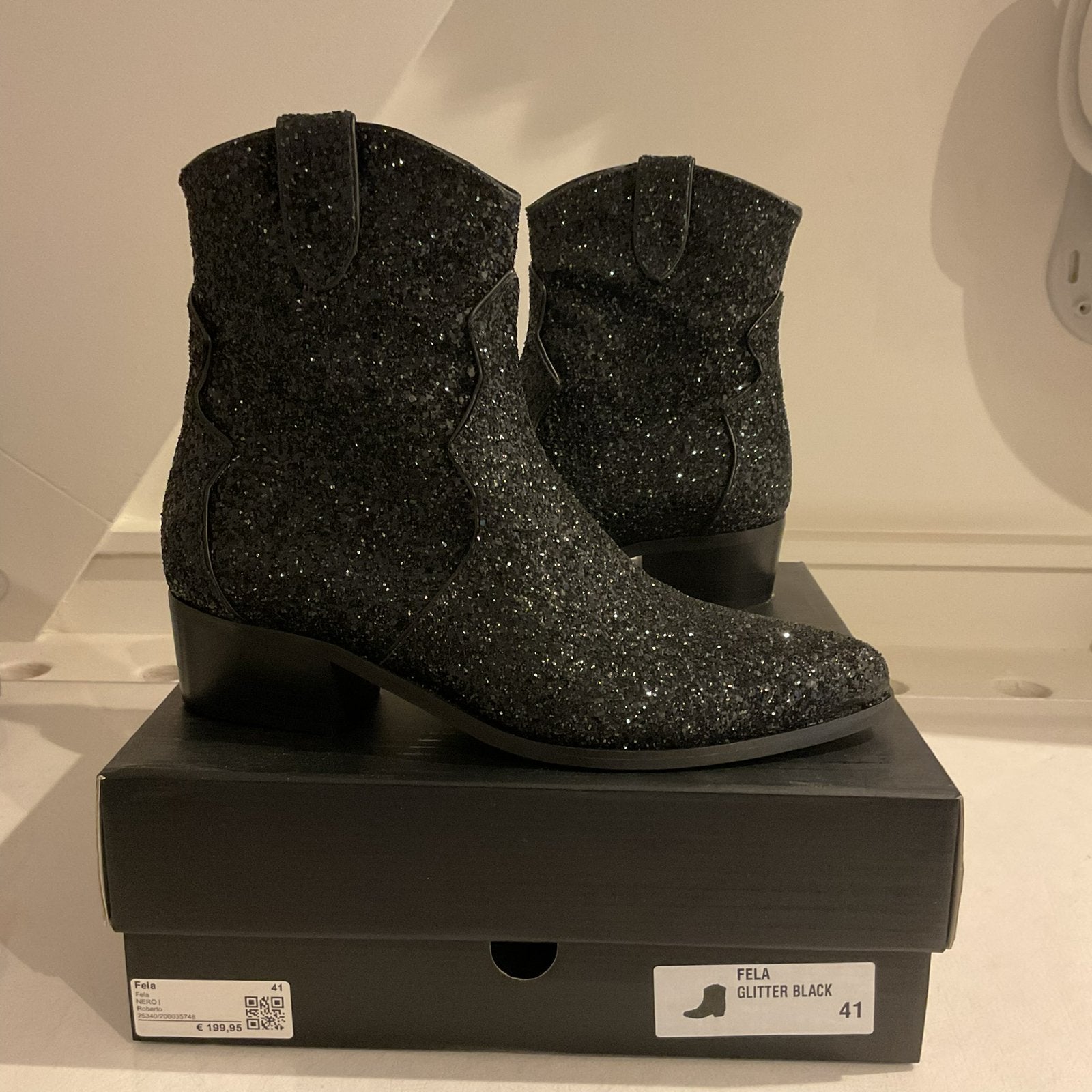 Roberto d'angelo zwart strass leren laarsje maat 41 nieuw, Kleding | Dames, Zwart, Lage of Enkellaarzen, Nieuw, Ophalen of Verzenden