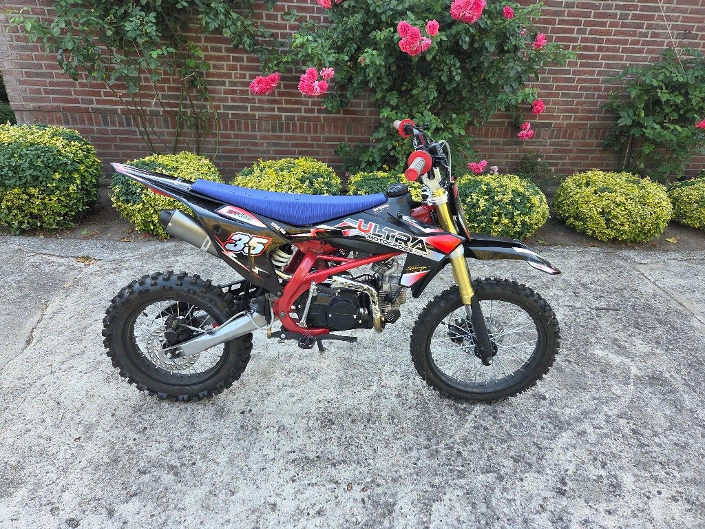 te koop cross motor ultra 125, Particulier, 11 kW of minder, Ultra Motocross, Handgeschakeld