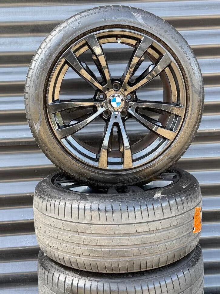20” Orig Bmw X5 X6 F15 F16 velgen Styling 469M RFT banden, Ophalen, Gebruikt, Banden en Velgen, 20 inch