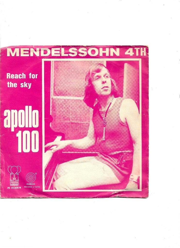 Single Apollo 100 - Mendelssohn 4th, Cd's en Dvd's, Ophalen of Verzenden, Gebruikt, 7 inch, Pop