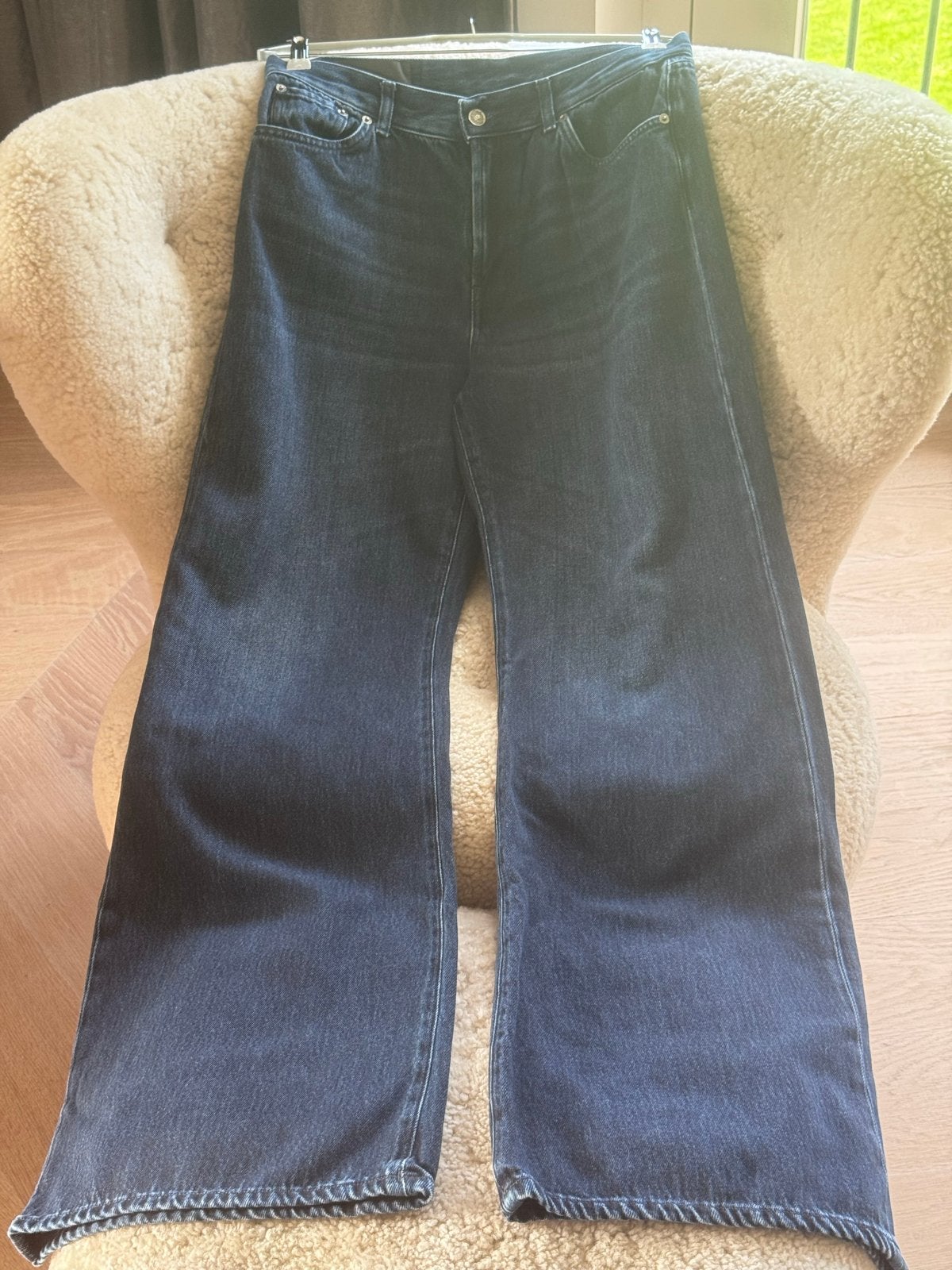 Dondup Amber Wide Leg Fit Jeans - Maat 31, Maat 38/40 (M), Zo goed als nieuw, Lang, Verzenden