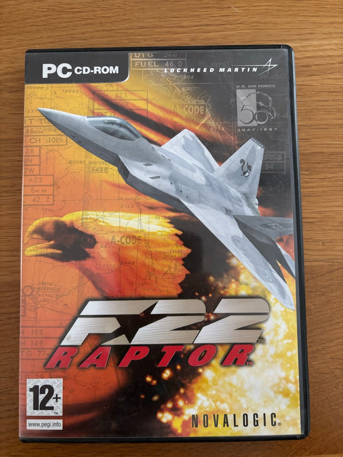 F-22 Raptor PC CD-ROM - Vliegsimulator, Online, Gebruikt, 1 speler, Ophalen of Verzenden