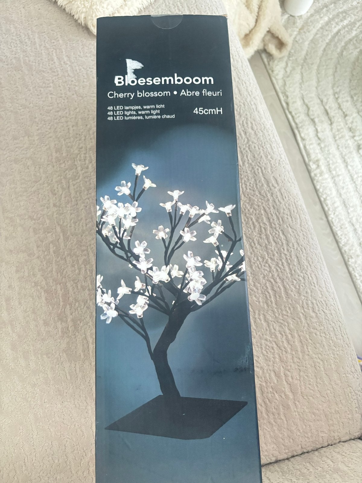 Bloesemboom LED lamp - 45cm hoog - Warm licht, Wit, Overige merken, Kunststof, Nieuw