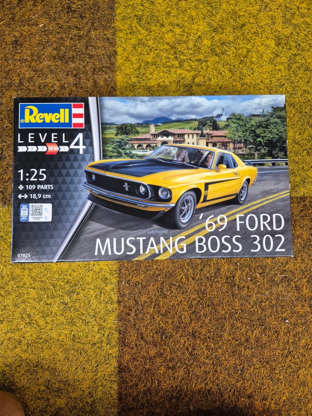 Revell 07025 FORD MUSTANG BOSS 302 '69, Auto, Revell, Groter dan 1:32, Nieuw