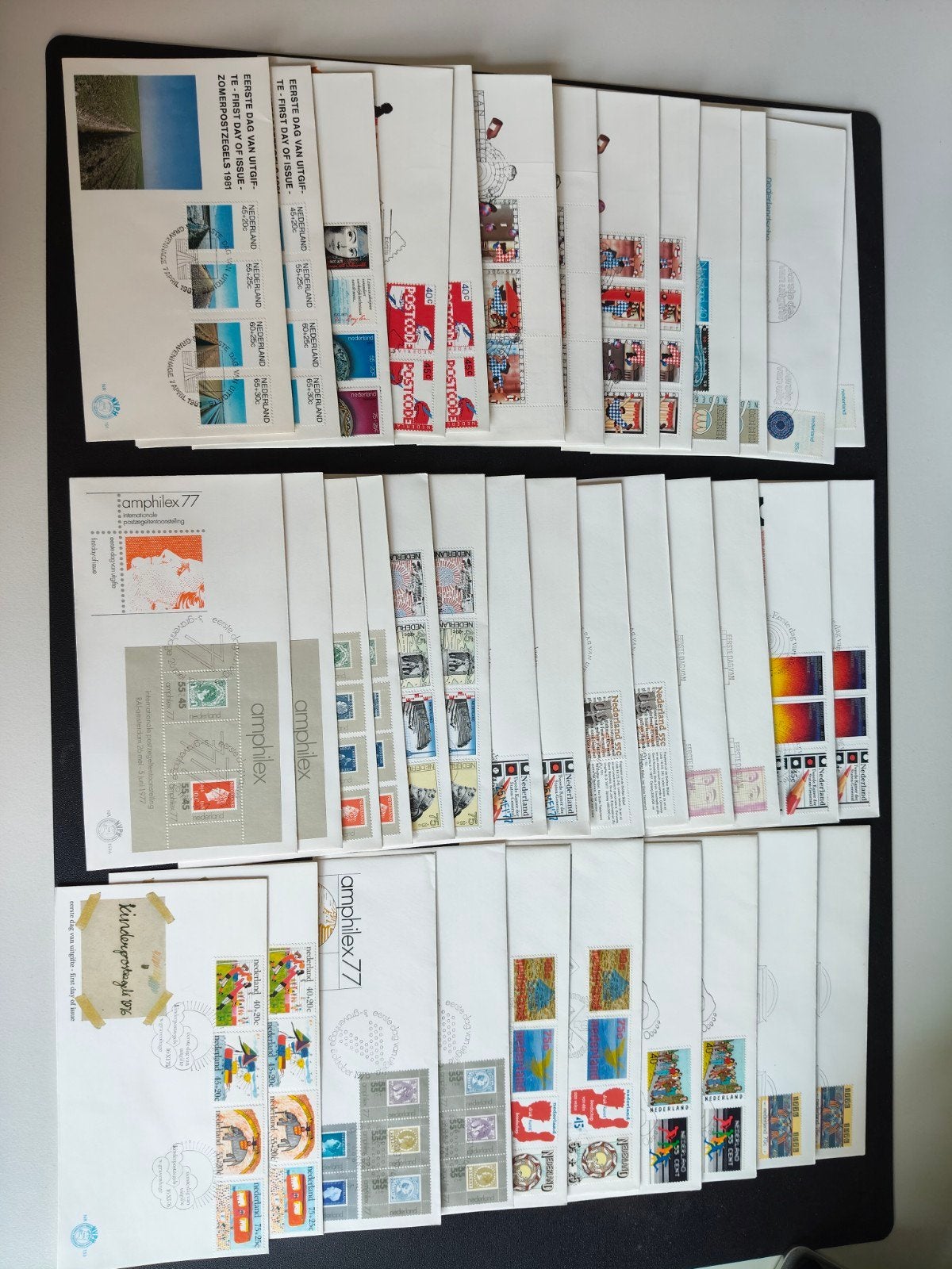 Heel veel Eerste dag van uitgifte enveloppen, Ophalen, Onbeschreven, Nederland
