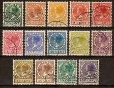 Nederland NVPH Nr 149/62 gestempeld Koningin Wilhelmina 1924, Postzegels en Munten, Postzegels | Nederland, Ophalen of Verzenden