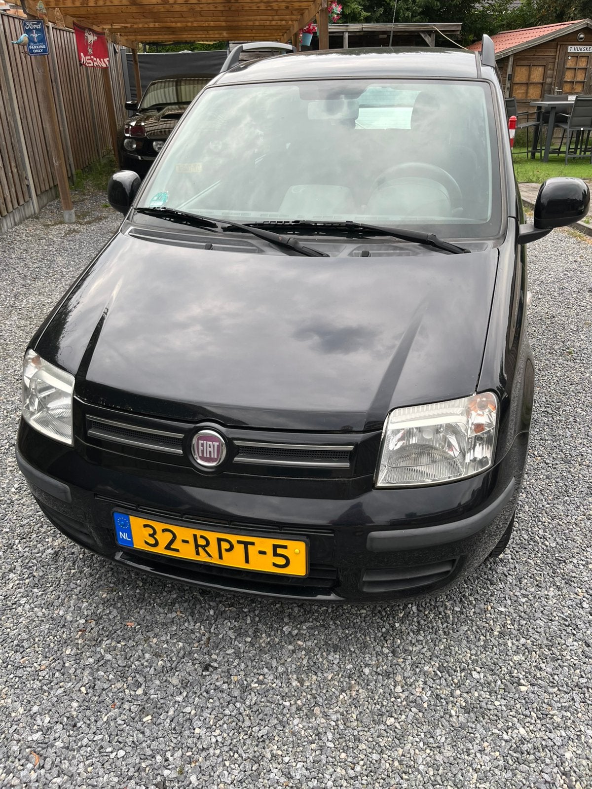 Fiat Panda 1.2 2011 Zwart zeer mooi en luxe, Auto's, 1242 cc, Zwart, Origineel Nederlands, Handgeschakeld