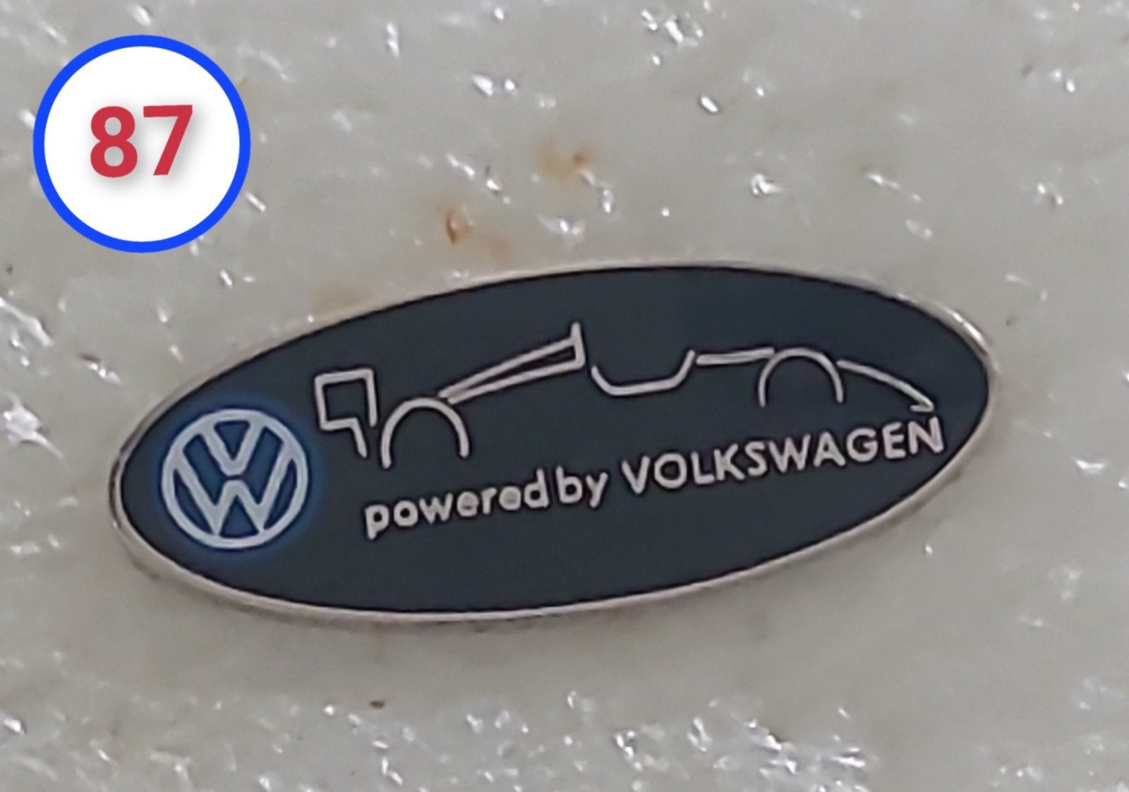 Volkswagen 'Powered by Volkswagen' Pin - Uniek, Verzenden