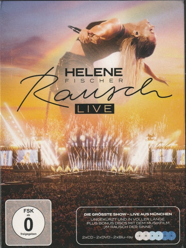 Helene Fischer - Rausch Live - 6 schijven - 2 Blu Ray, 2 DVD, Ophalen of Verzenden, Nieuw in verpakking, Album, Schlager