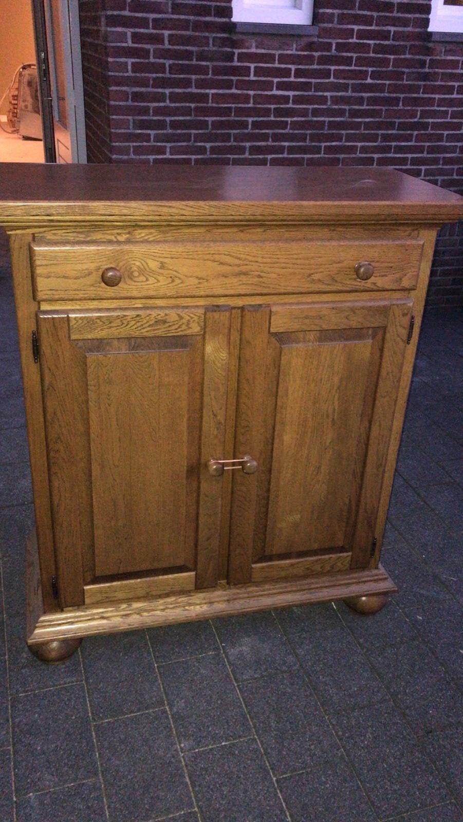 dressoir eikenhout, Ophalen, Gebruikt, 25 tot 50 cm, Eikenhout
