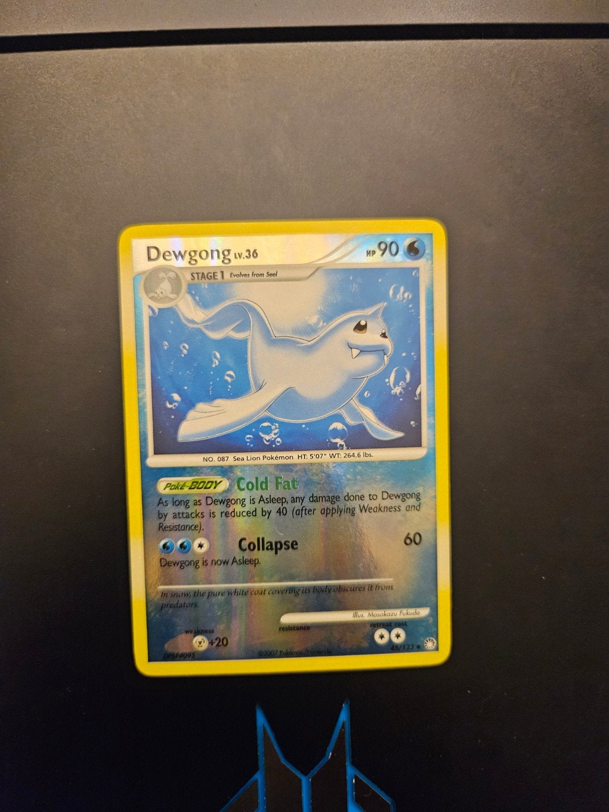 Dewgong Reverse Holo (45/123) 2007, Ophalen of Verzenden, Zo goed als nieuw, Losse kaart, Foil
