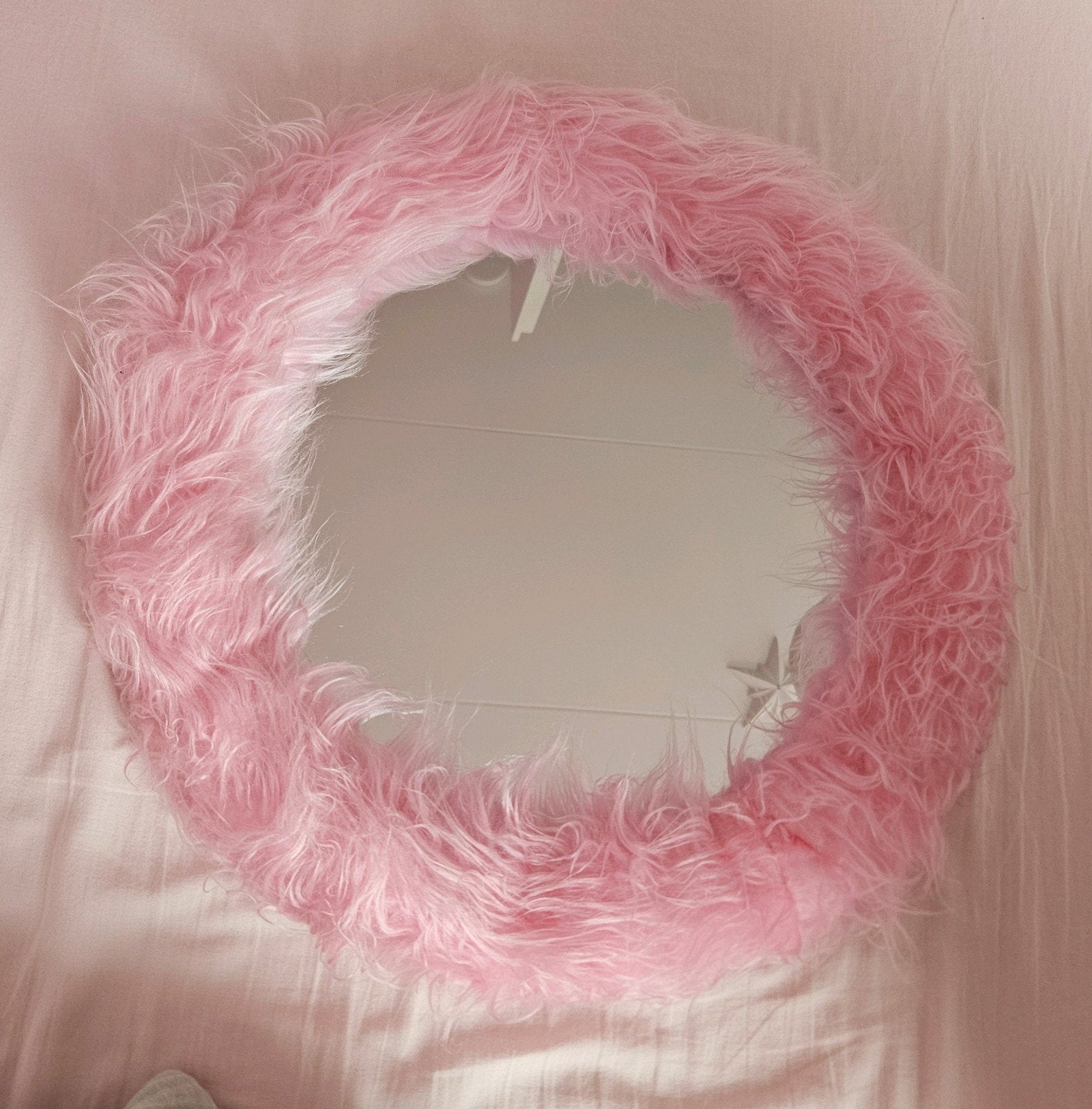Spiegel roze voor een kinderkamer, Huis en Inrichting, Woonaccessoires | Spiegels, Ophalen, Rechthoekig, Minder dan 50 cm, Minder dan 100 cm