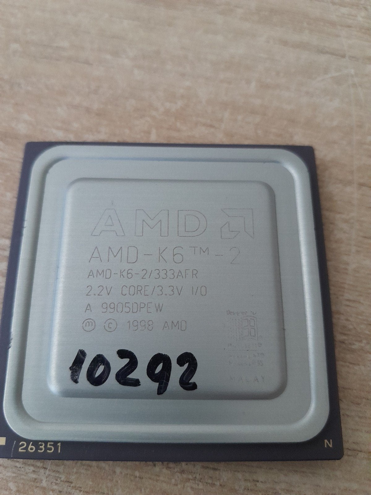 AMD-K6-2/333AFR PROCESSOR, Computers en Software, Vintage Computers, Ophalen of Verzenden