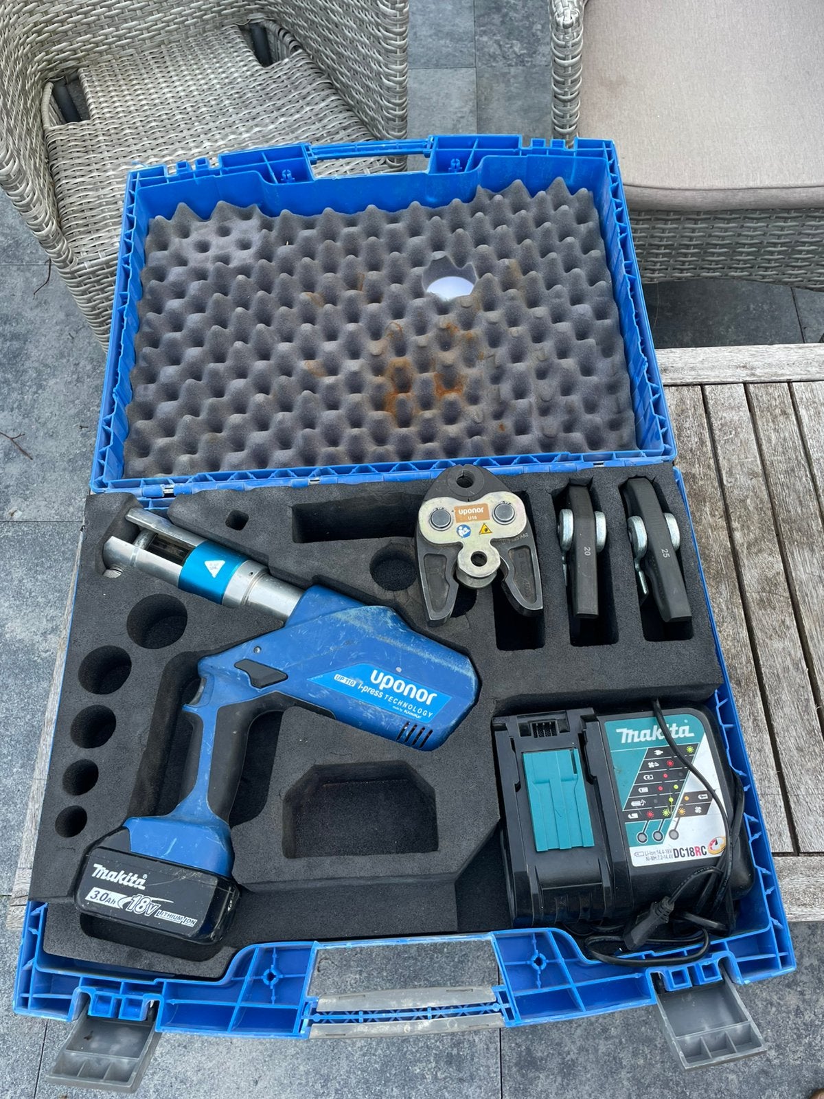 Uponor up110 perstand complete set, Ophalen, Zo goed als nieuw