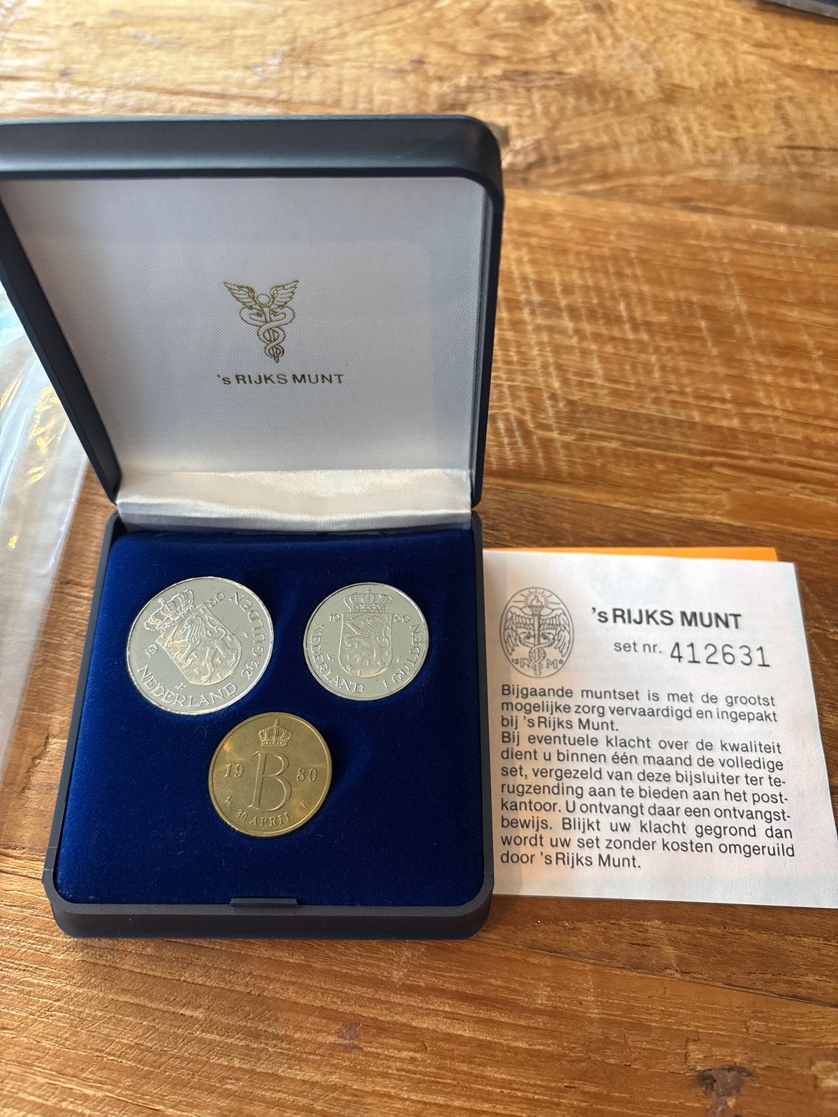 Muntset 's Rijks Munt - Koningin Beatrix 1980, Setje, Koningin Beatrix, Geboorte of Huwelijk, Overige waardes