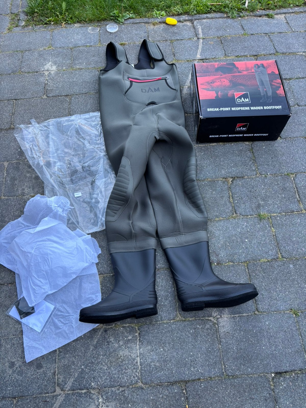 Nieuw Dam neopreen waadpak maat 40-41 bootfoot, Watersport en Boten, Ophalen of Verzenden, Nieuw, Overige typen