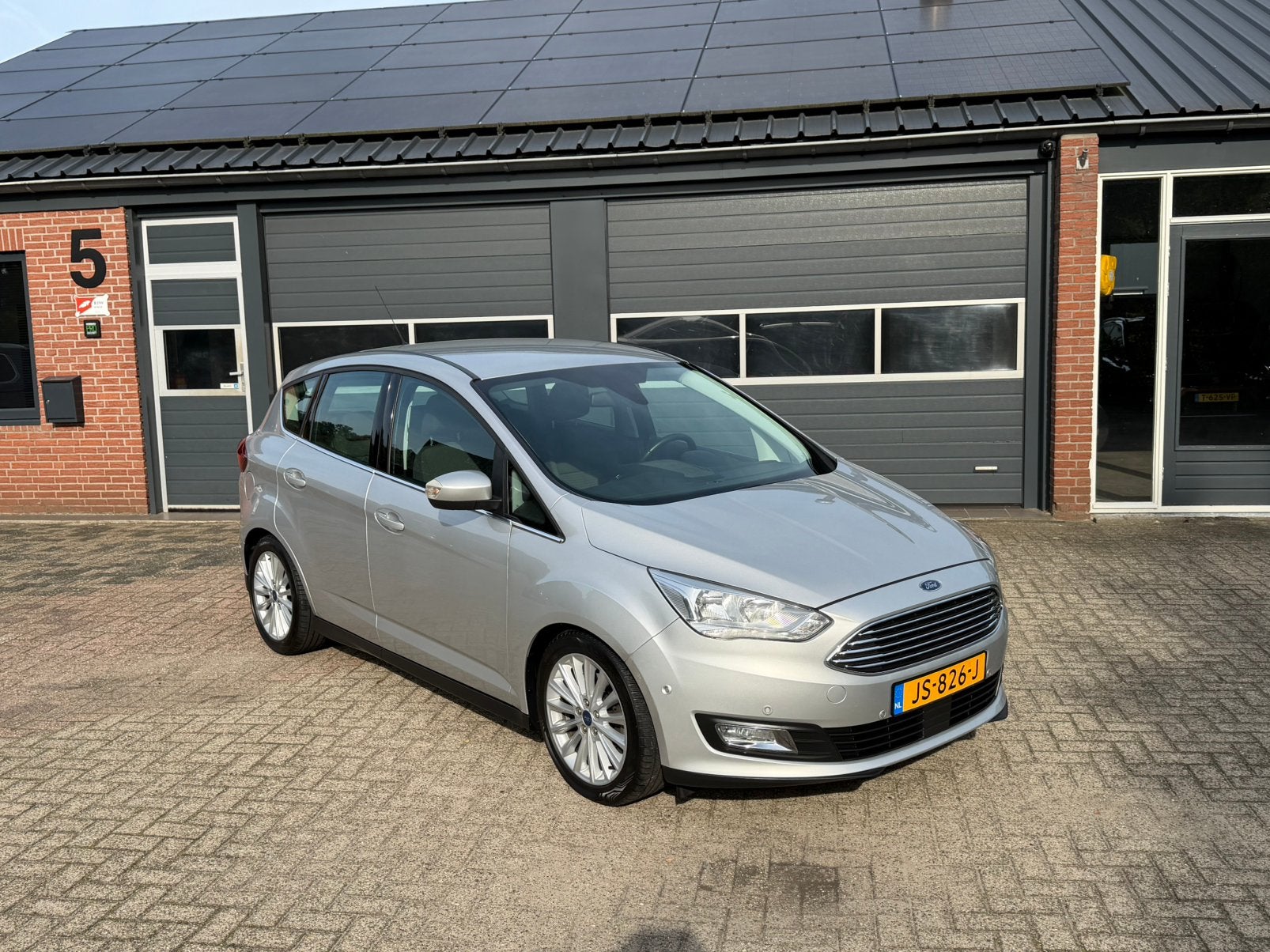 Ford C-Max 1.5 Ecoboost TITANIUM 110KW 2016 ACC|Garantie, Auto's, Voorwielaandrijving, Dealer onderhouden, Stof, 1498 cc
