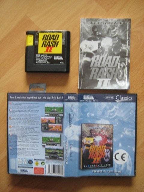 Road Rash Sega Mega Drive Megadrive (Roadrash), Spelcomputers en Games, Gebruikt, 1 speler, Racen en Vliegen, Ophalen of Verzenden