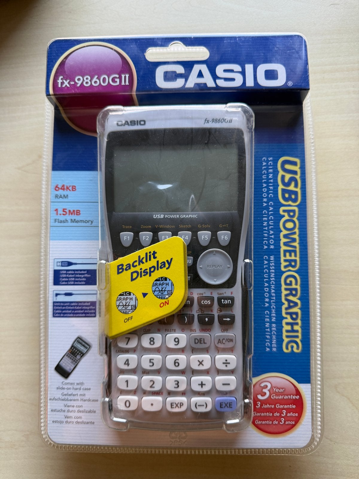 Casio grafische rekenmachine FX9860GII, Ophalen of Verzenden, Grafische rekenmachine, Nieuw