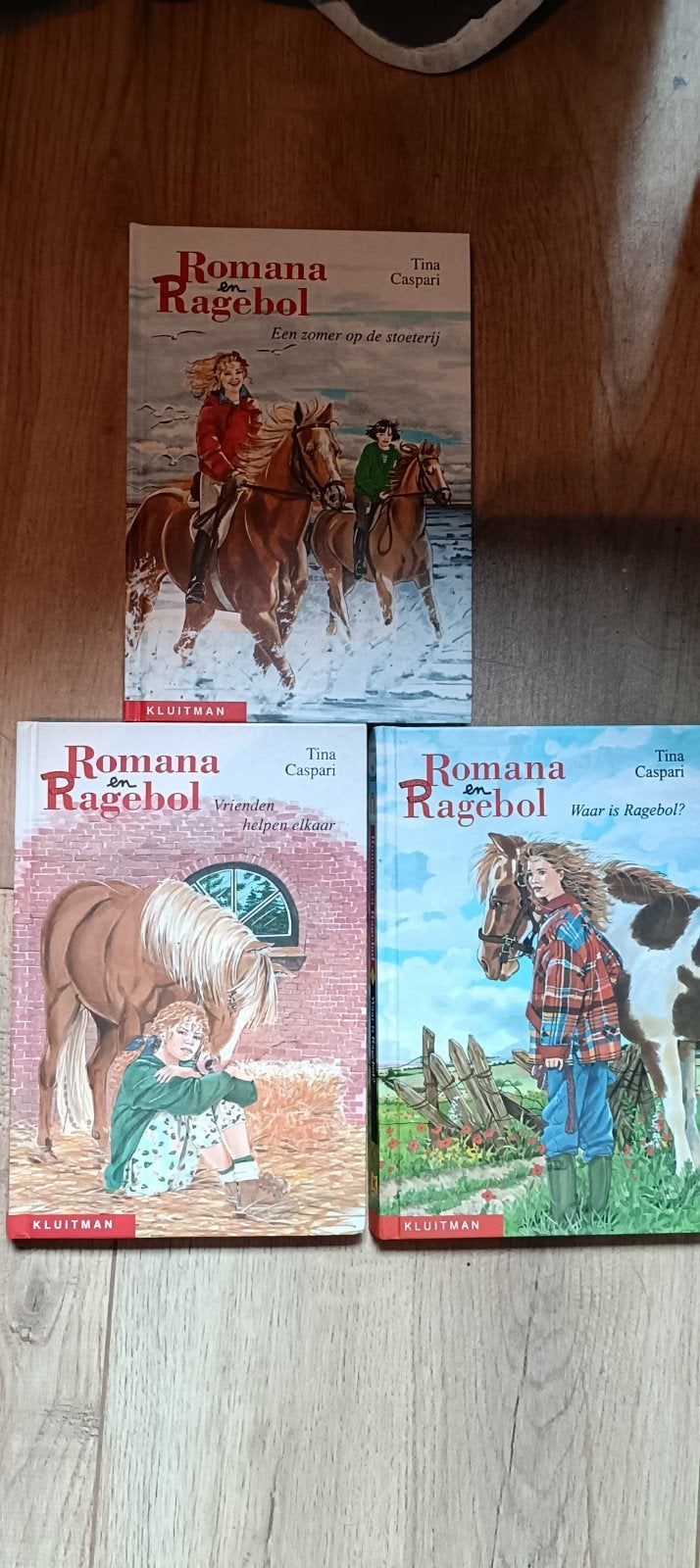 Romana en Ragebol - 3-delige boekenreeks van Tina Caspari, Boeken, Ophalen of Verzenden, Zo goed als nieuw