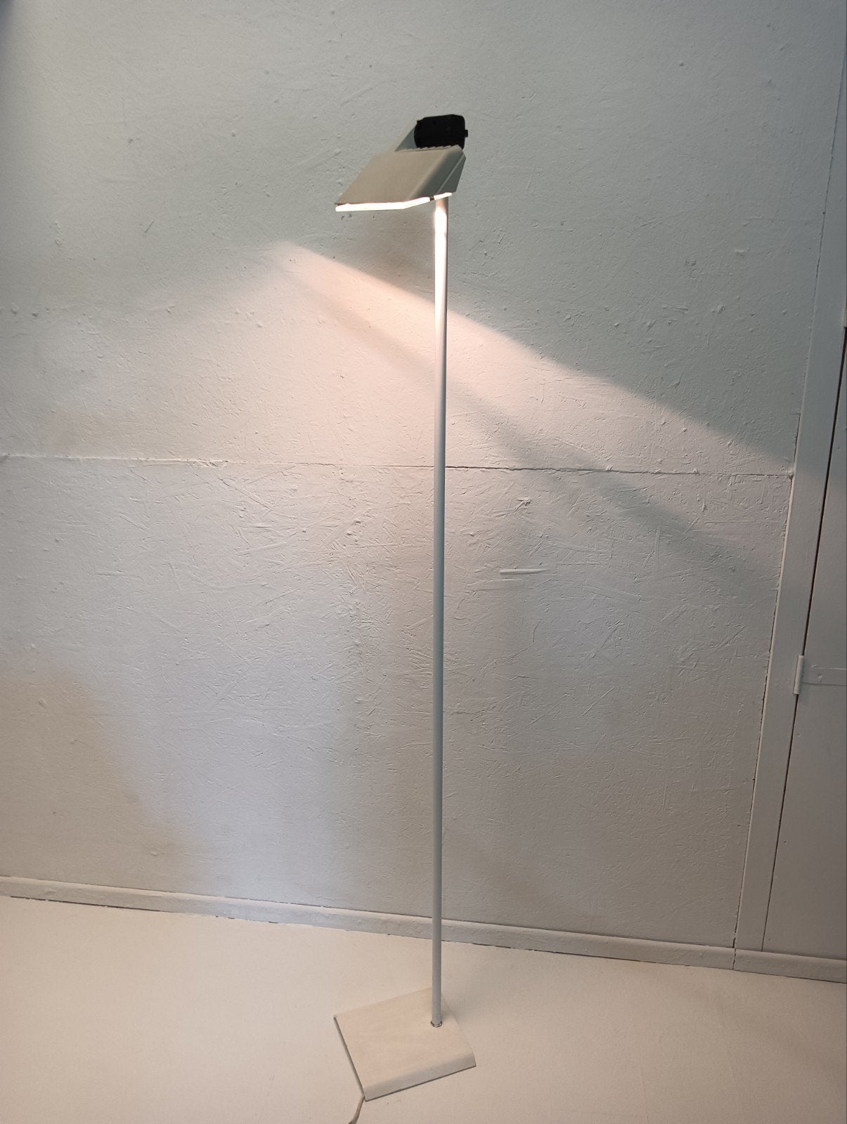 Vintage Quasar vloerlamp, halogeen, dimbaar, wit, Ophalen, Gebruikt, 200 cm of meer, Overige fittingen