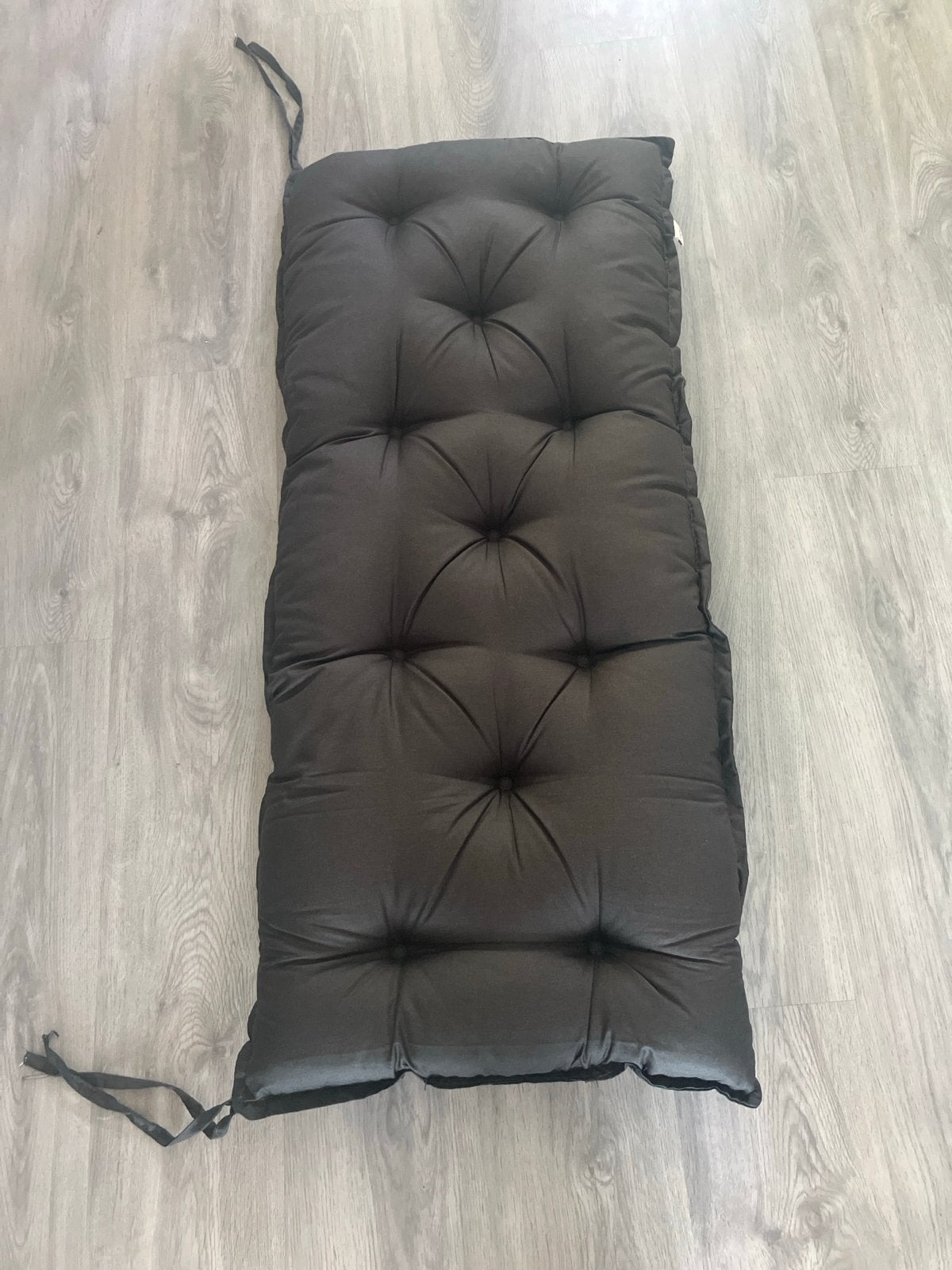 Dik kussen voor tuinbank - Vidaxl 120cm, Ophalen, Zo goed als nieuw, Grijs, Rechthoekig