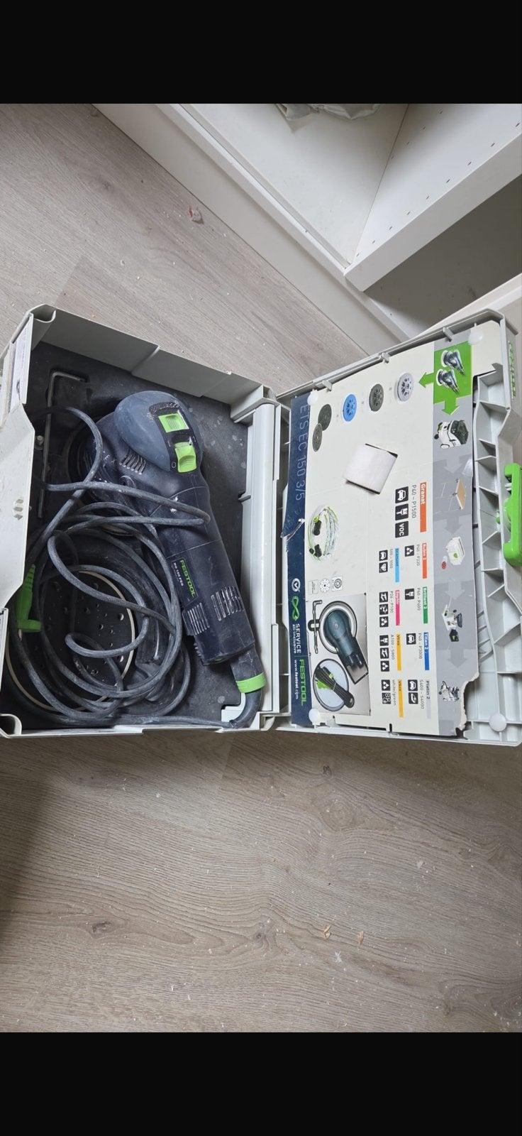 Festool ETS EC 150/3 EQ Excentrische schuurmachine, Ophalen, Gebruikt, Minder dan 600 watt, Excentrische schuurmachine