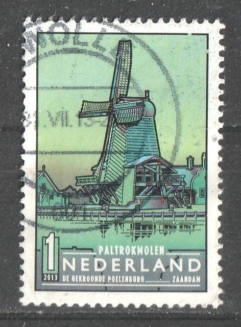 André nvph 3073 Korenmolen 2013 Zaandam, Verzenden, Na 1940, Gestempeld