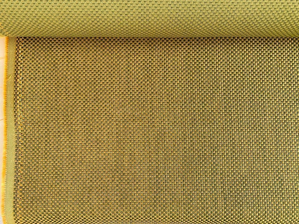 JAB Anstoetz groen+geel meubelstof; 3,05 meter, Meerkleurig, 120 cm of meer, Ophalen of Verzenden, Polyester
