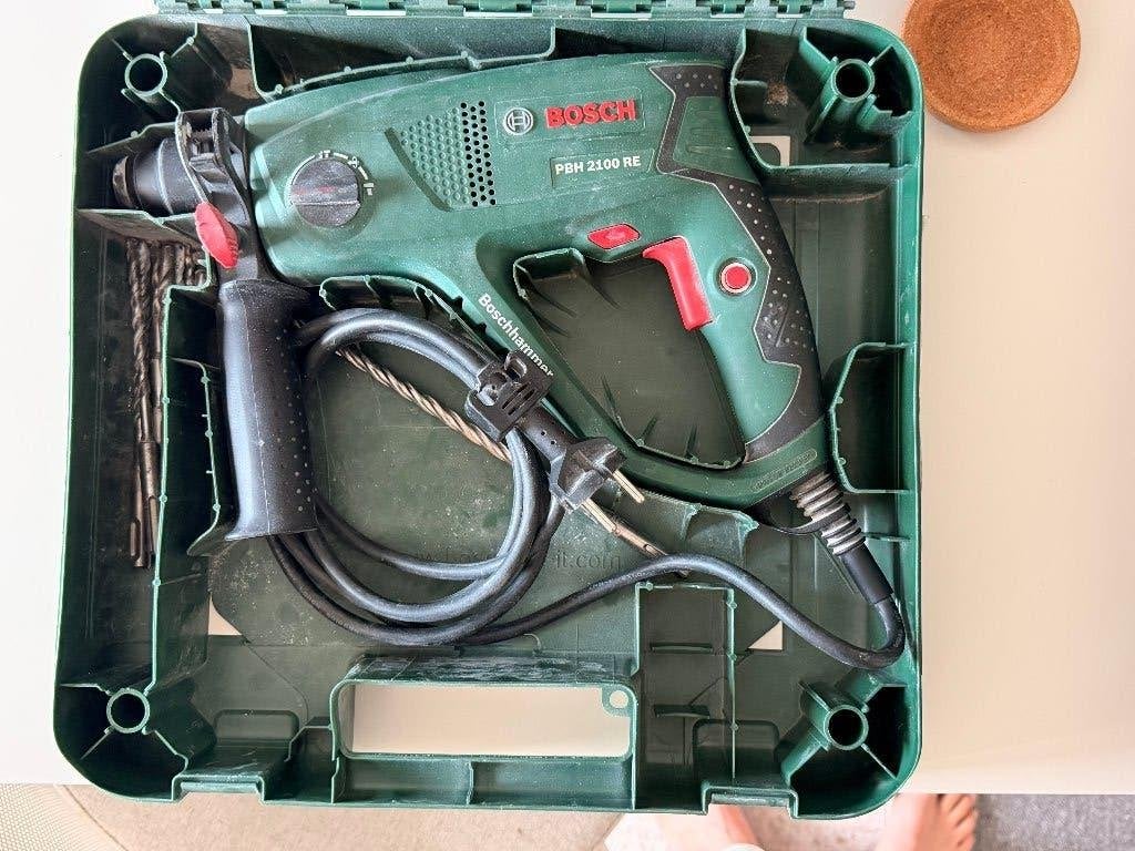 Bosch Boschhammer PBH 2100 RE, Ophalen of Verzenden, Gebruikt, 400 tot 600 watt, Boormachine