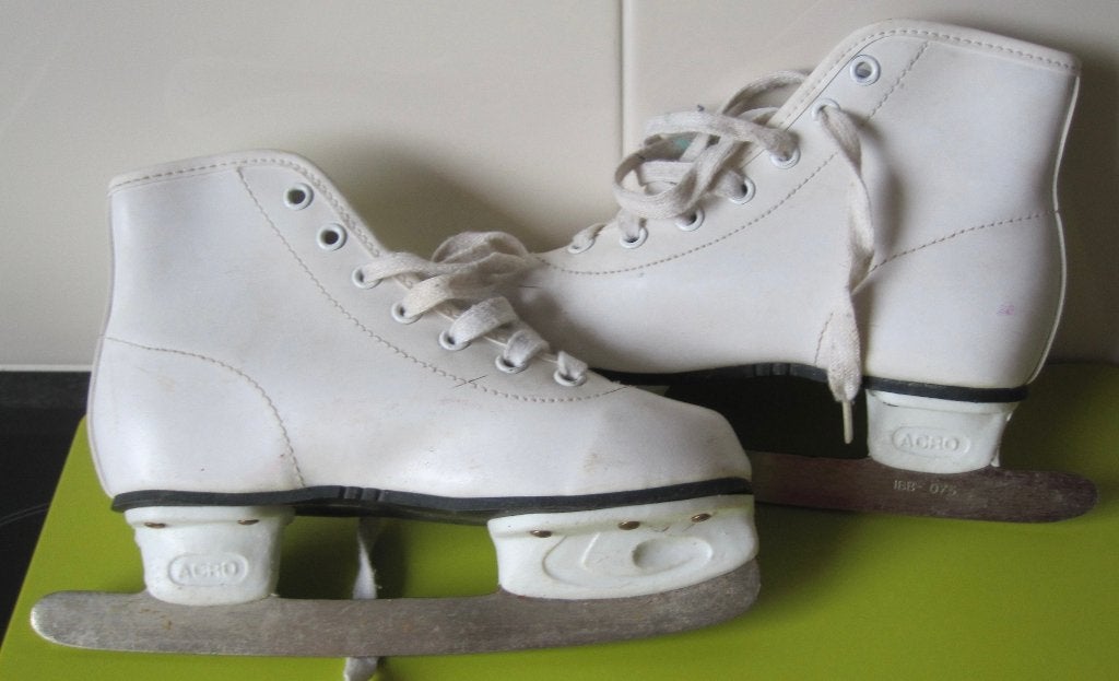 paar kinder kunstschaatsen - merk AGRO, Sport en Fitness, Schaatsen, Overige merken, Gebruikt, Ophalen of Verzenden, Kunstschaatsen