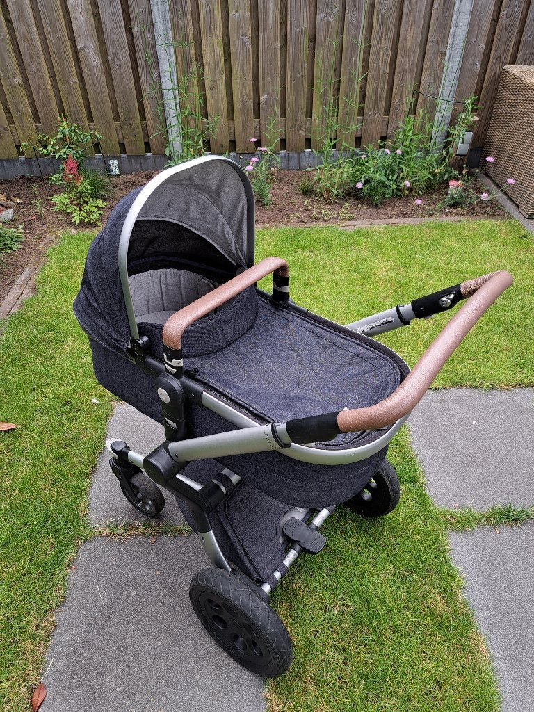 Joolz Day denim kinderwagen, Gebruikt, Combiwagen, Met reiswieg, Ophalen