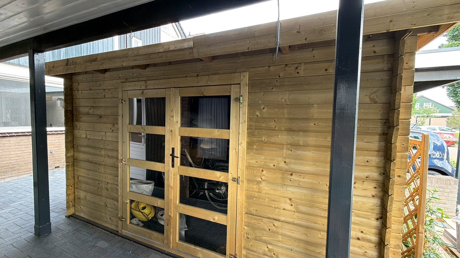 Tuinhuis rosali 400x250 cm, Tuin en Terras, Tuinhuizen, Ophalen, Zo goed als nieuw, 250 tot 500 cm