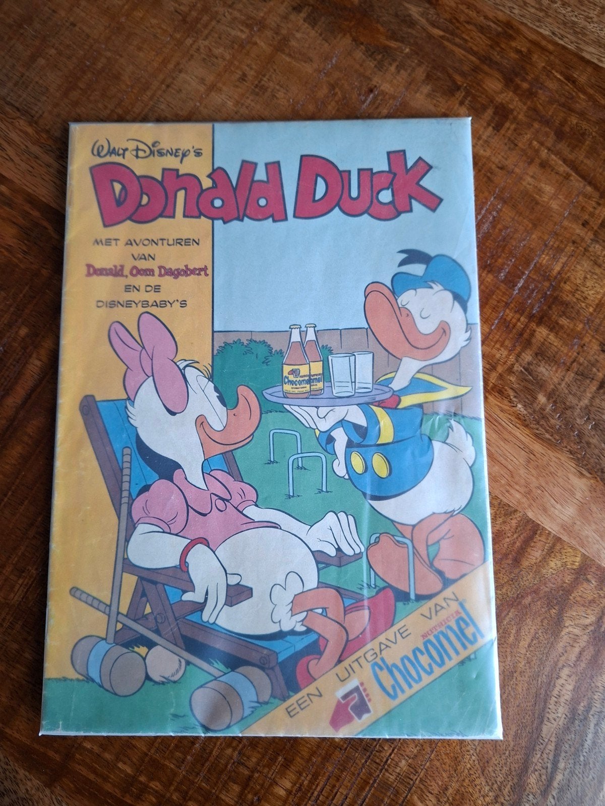 donald duck chocomel 1986, Ophalen of Verzenden, Overige figuren, Zo goed als nieuw, Overige typen